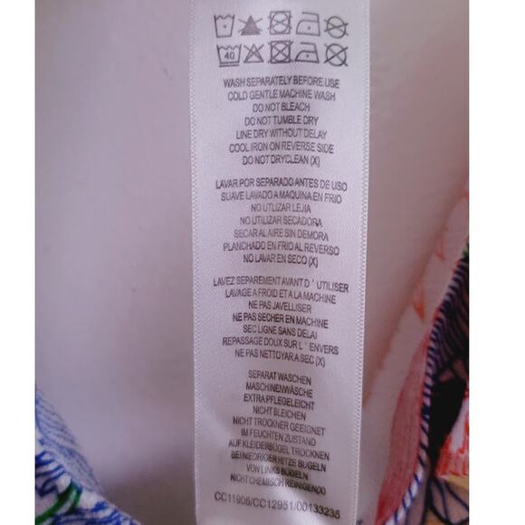 City Chic Etched Poppy Floral Print Wrap Dress Plus Large 20 - Picture 6 of 9